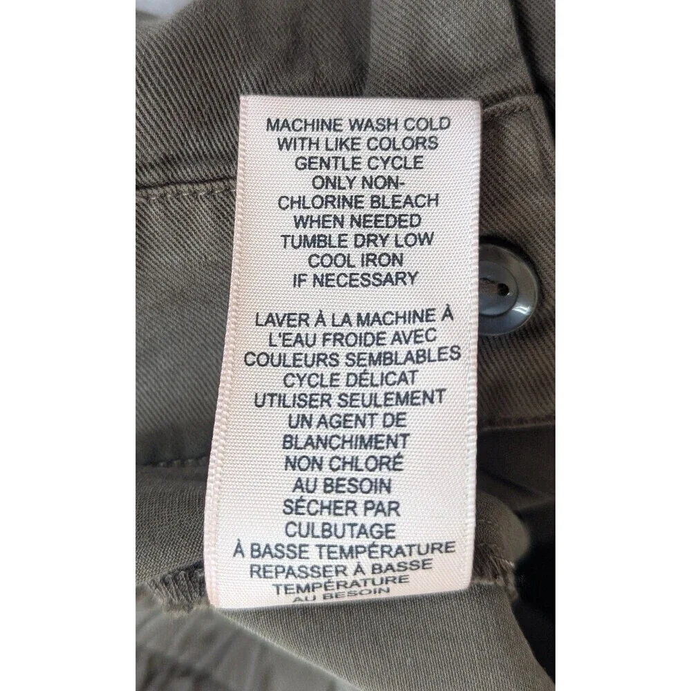 Philosophy Petite Olive Green Tencel Pants PXL Elastic Waist Casual New With... - Picture 8 of 8